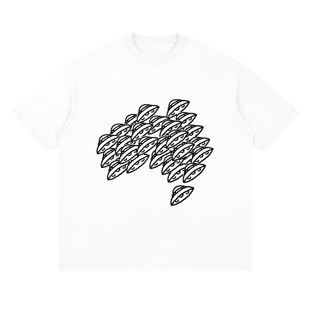 Saucer Fleet — Drop Shoulder T-Shirt