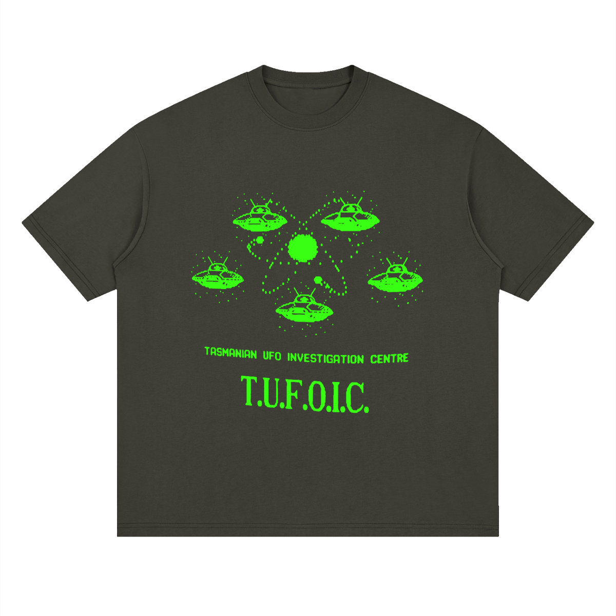 T.U.F.O.I.C. Neon — Drop Shoulder T-Shirt