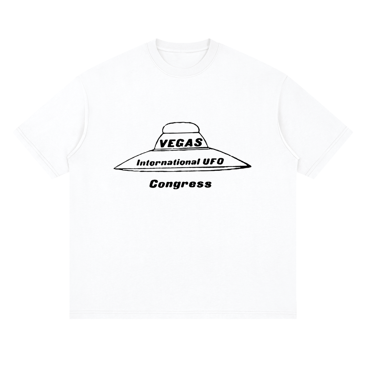 Vegas UFO Congress — Drop Shoulder T-Shirt