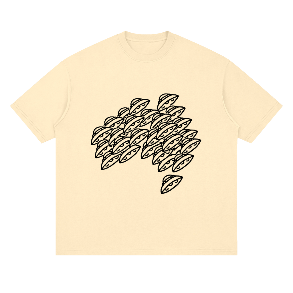 Saucer Fleet — Drop Shoulder T-Shirt