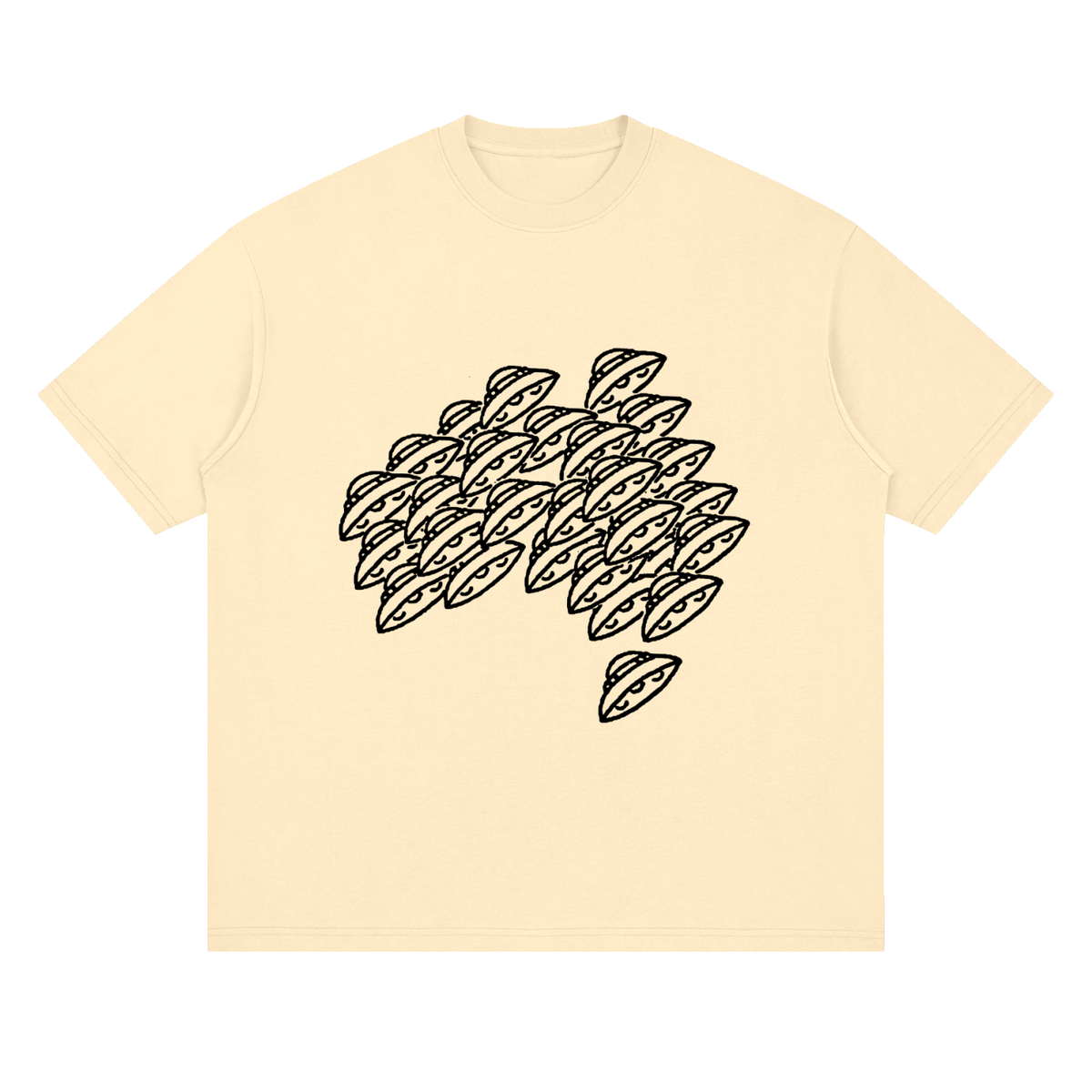 Saucer Fleet — Drop Shoulder T-Shirt