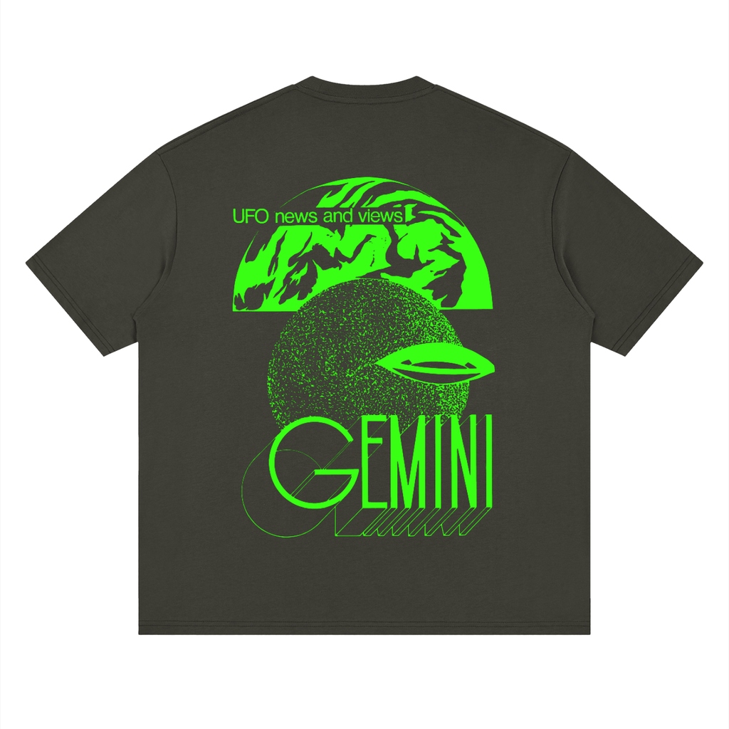 Gemini Neon — Drop Shoulder T-Shirt