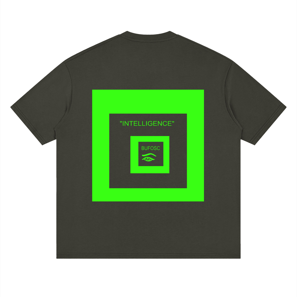 Intelligence Neon — Drop Shoulder T-Shirt