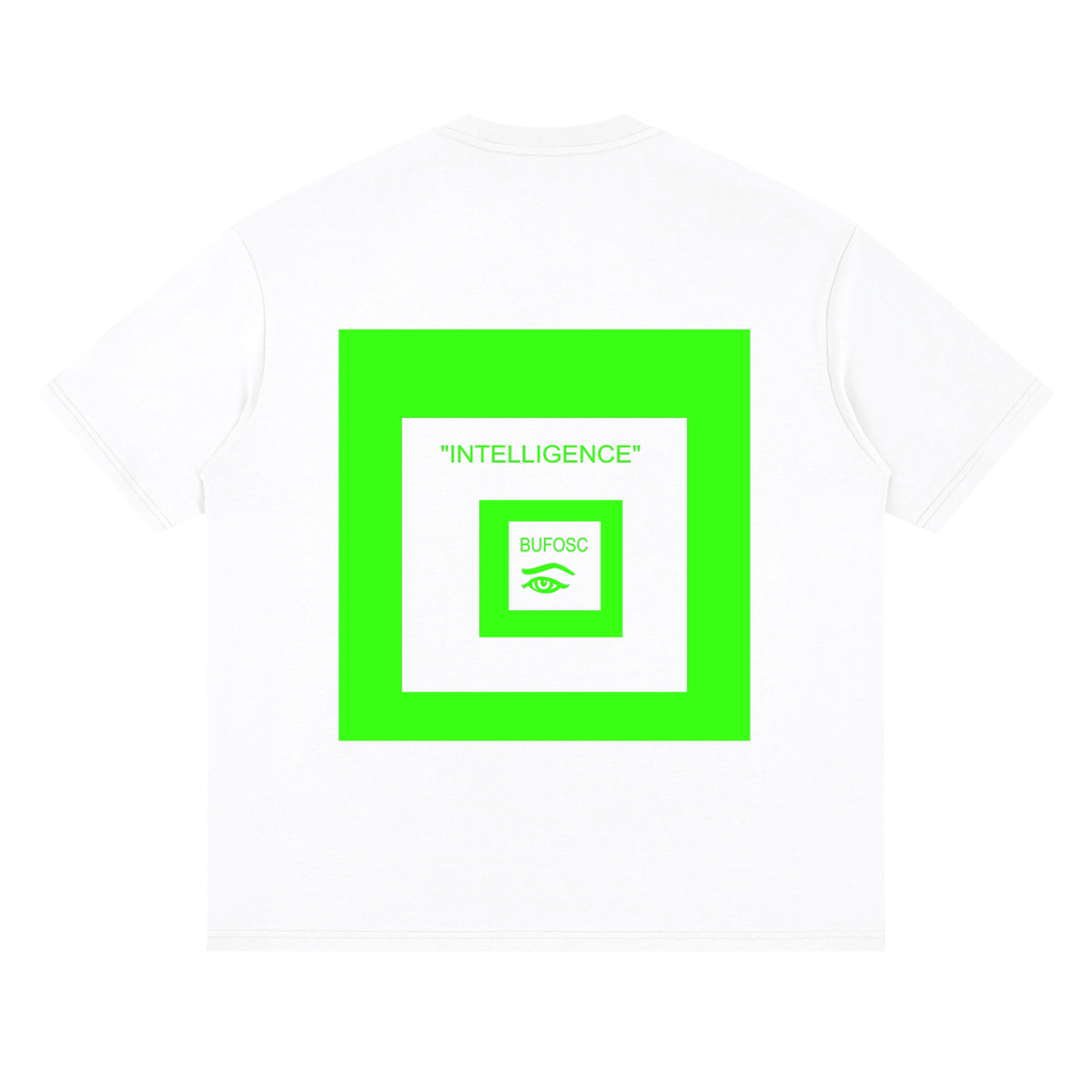 Intelligence Neon — Drop Shoulder T-Shirt