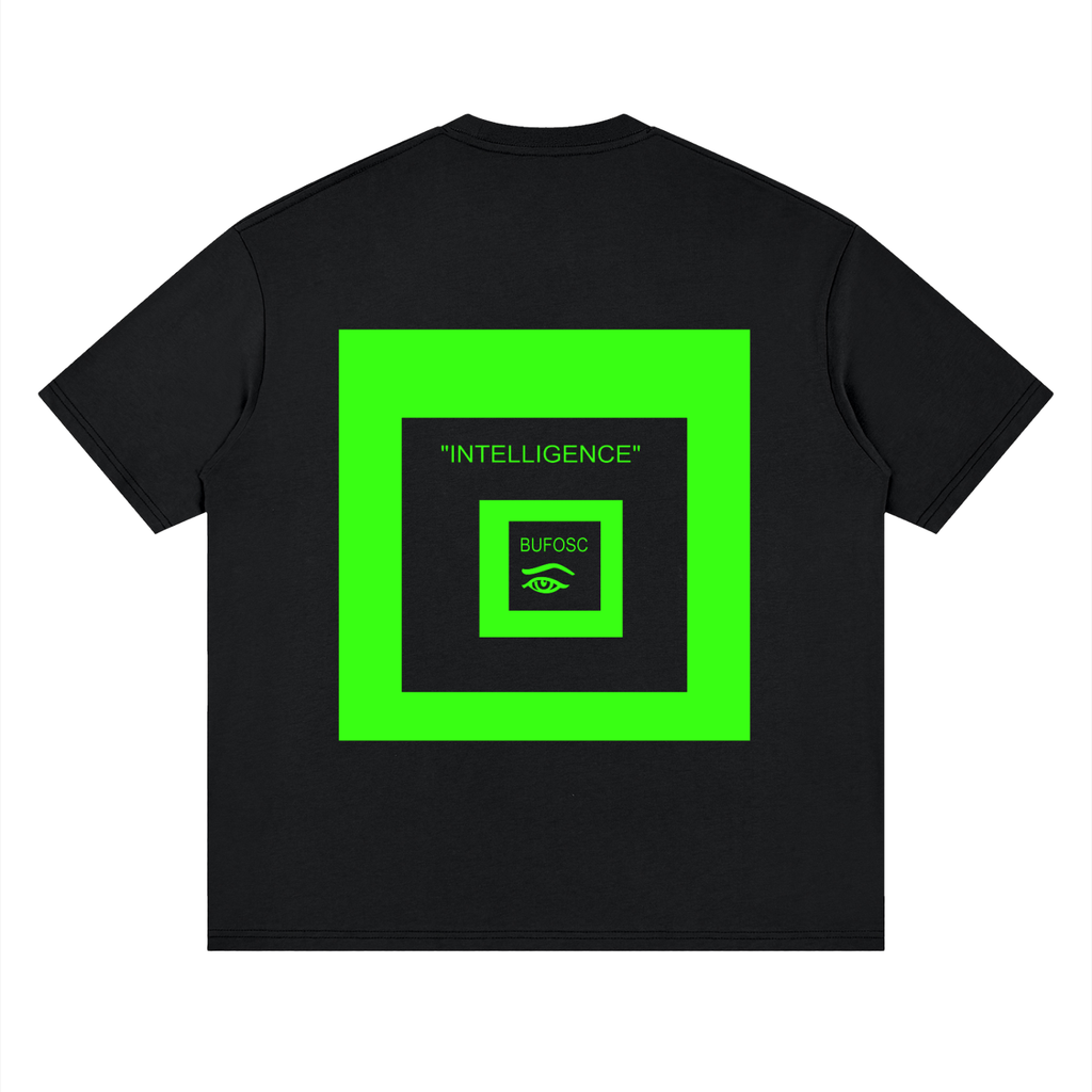 Intelligence Neon — Drop Shoulder T-Shirt