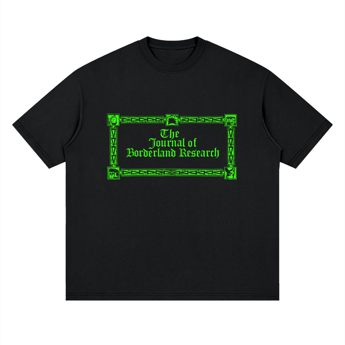 Borderland Research Neon — Drop Shoulder T-Shirt