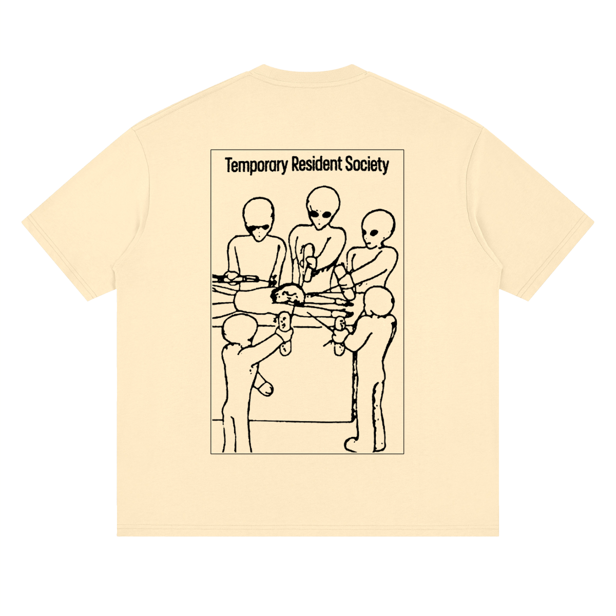 Temporary Resident Society — Drop Shoulder T-Shirt