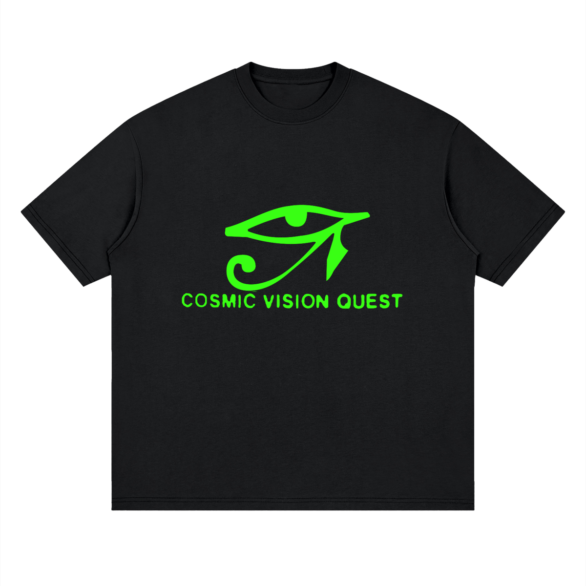 Cosmic Vision Quest Neon — Drop Shoulder T-Shirt