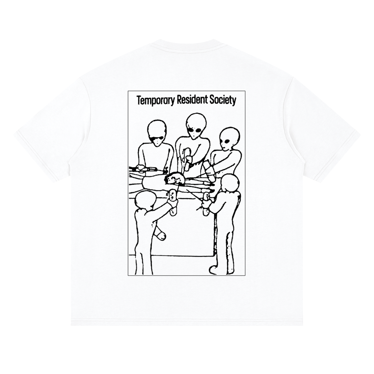 Temporary Resident Society — Drop Shoulder T-Shirt