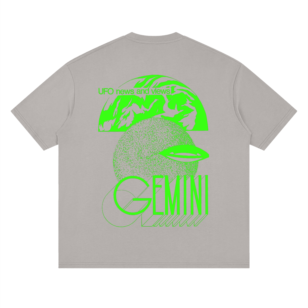 Gemini Neon — Drop Shoulder T-Shirt
