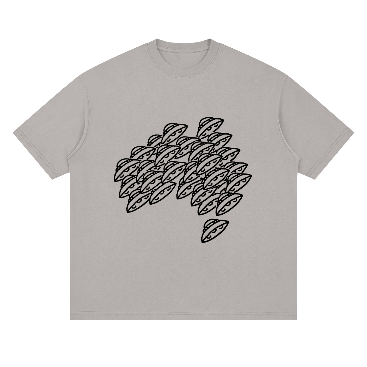 Saucer Fleet — Drop Shoulder T-Shirt