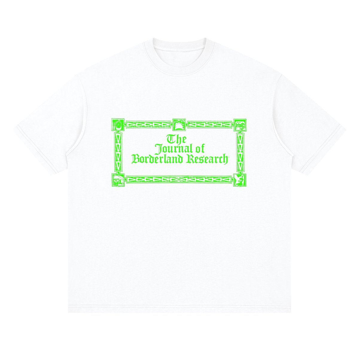 Borderland Research Neon — Drop Shoulder T-Shirt