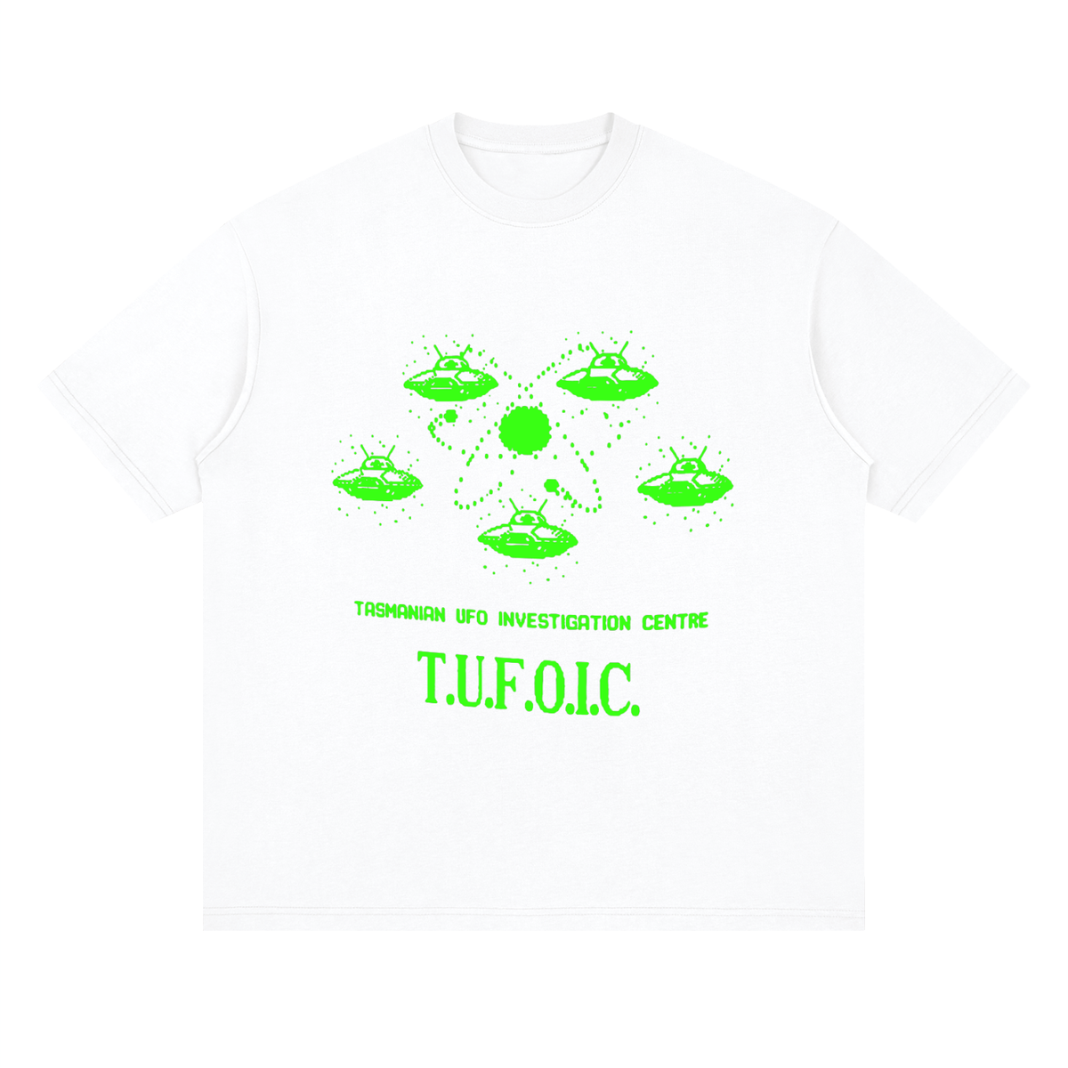 T.U.F.O.I.C. Neon — Drop Shoulder T-Shirt