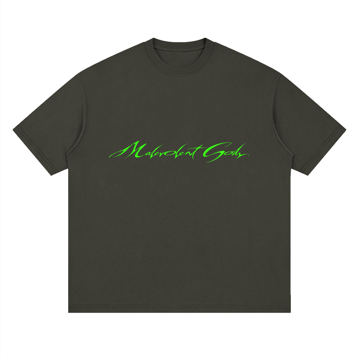 Temporary Resident Society Neon — Drop Shoulder T-Shirt