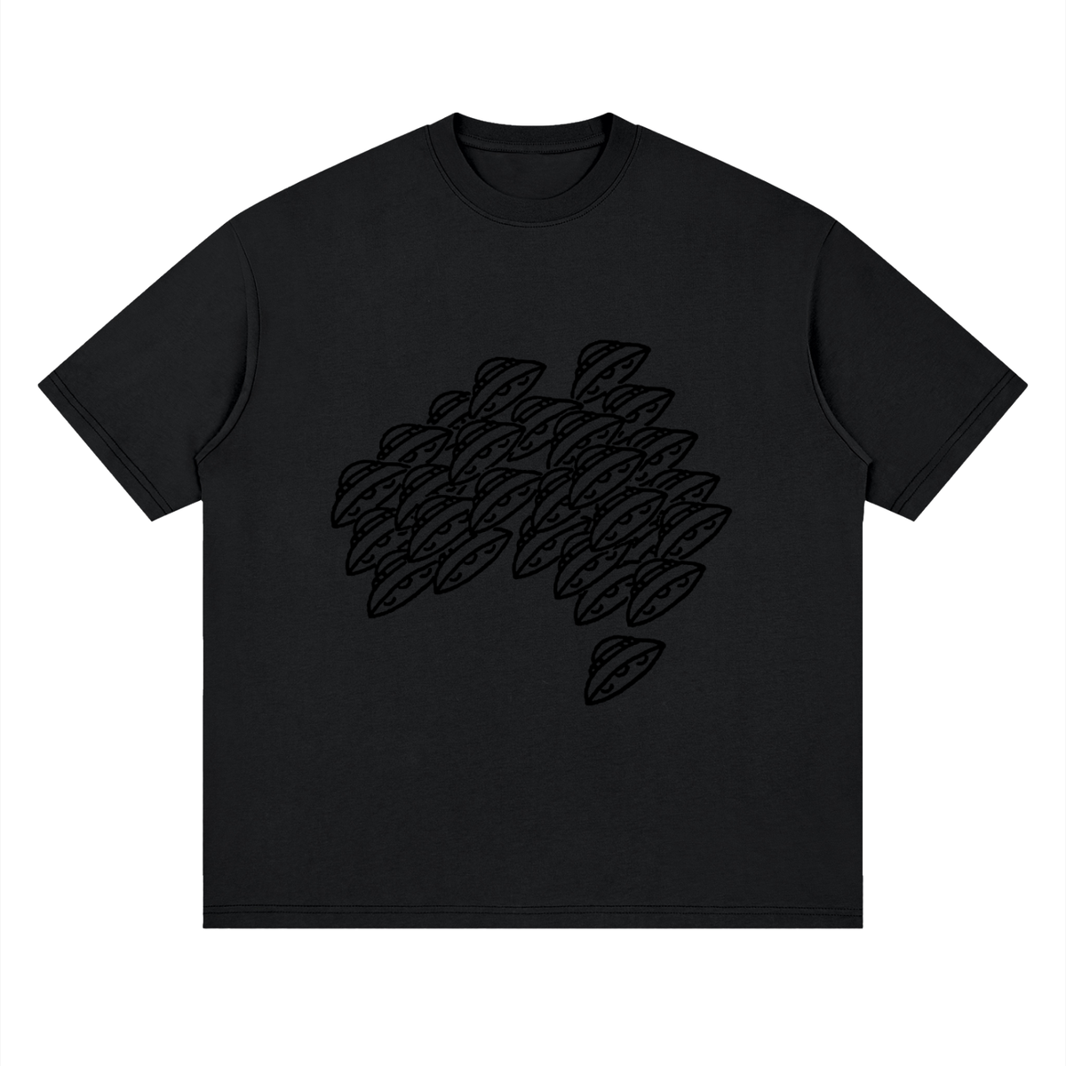 Saucer Fleet — Drop Shoulder T-Shirt