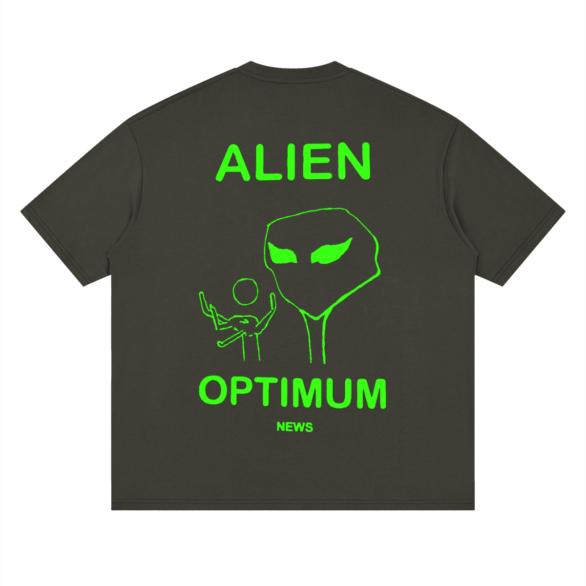 Alien Optimum Neon — Drop Shoulder T-Shirt