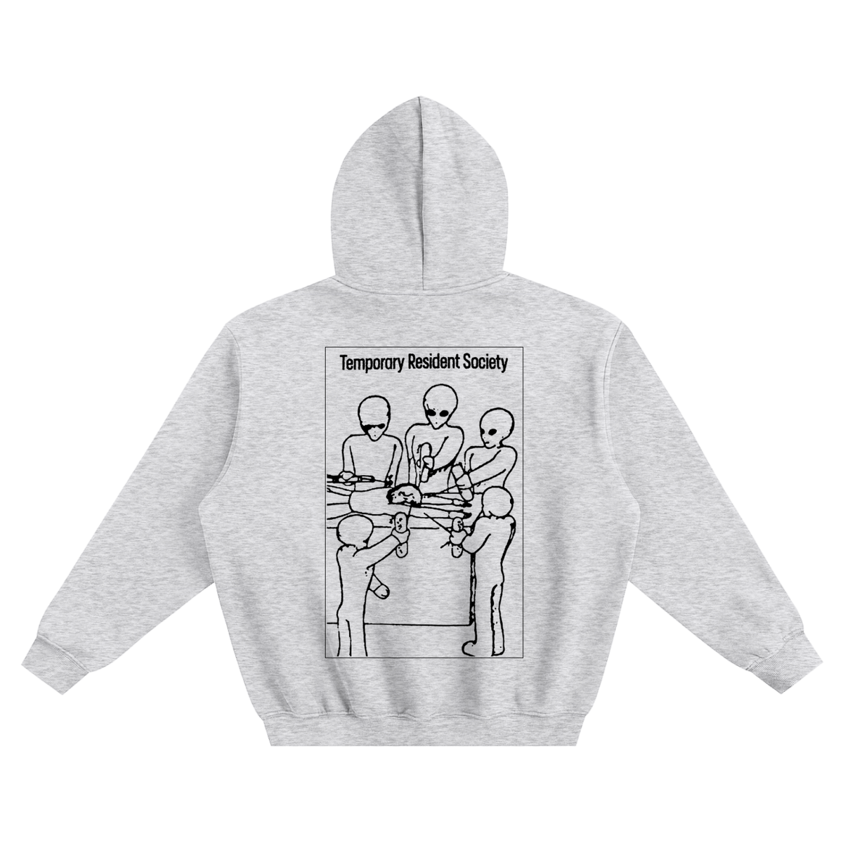 Temporary Resident Society — Boxy Hoodie