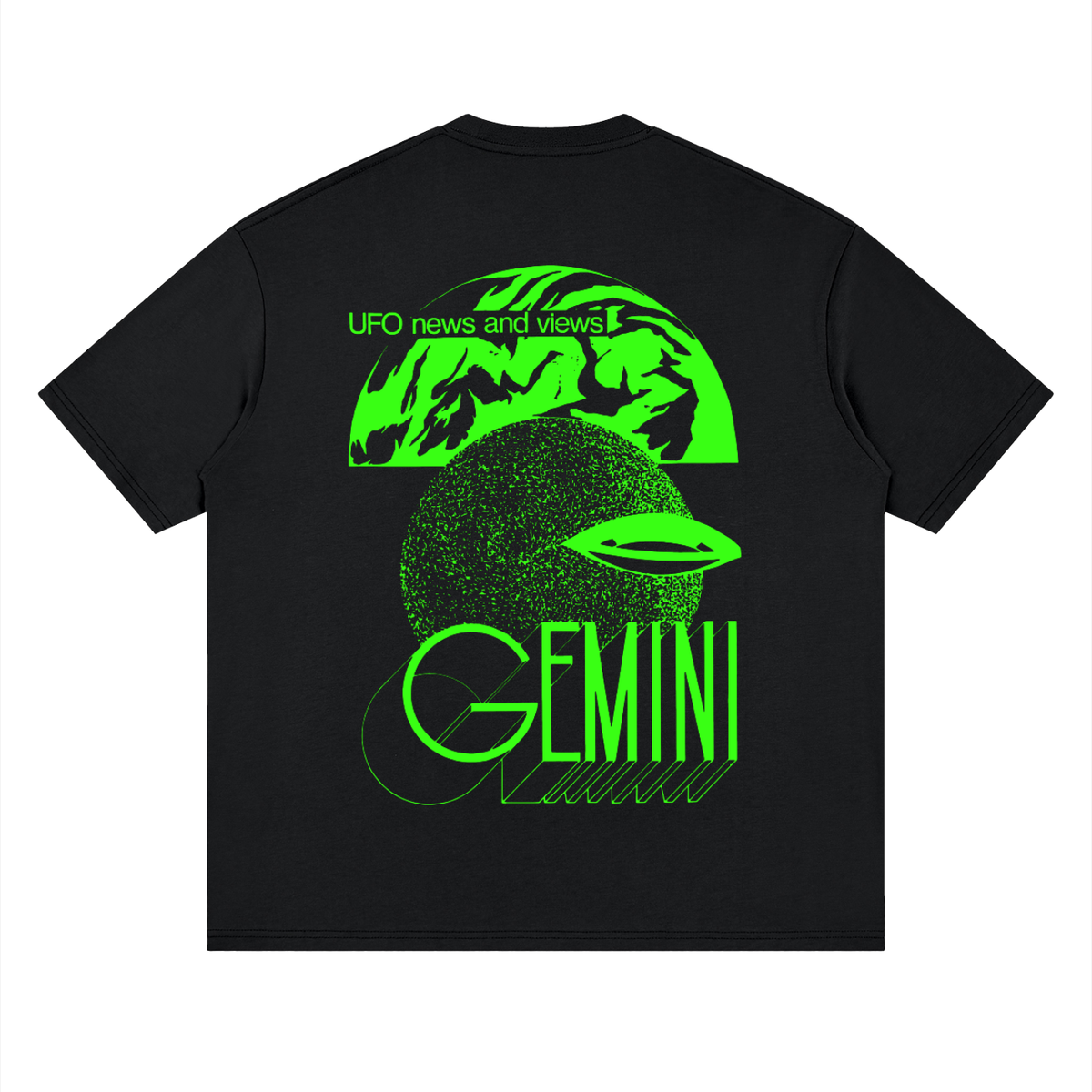Gemini Neon — Drop Shoulder T-Shirt