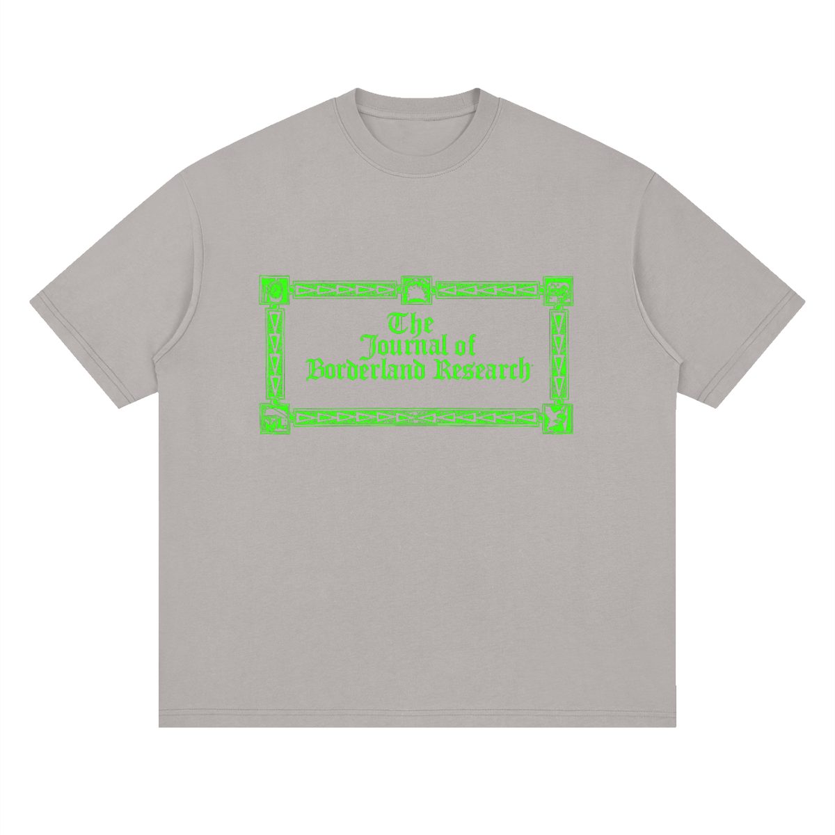 Borderland Research Neon — Drop Shoulder T-Shirt