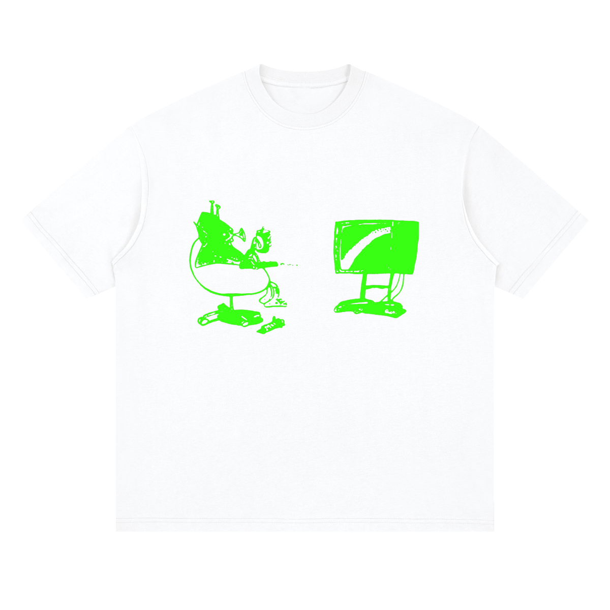 Mars TV Neon — Drop Shoulder T-Shirt