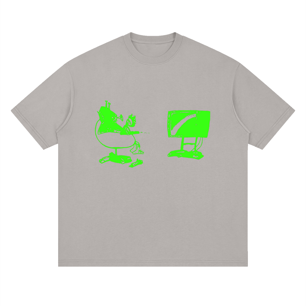 Mars TV Neon — Drop Shoulder T-Shirt